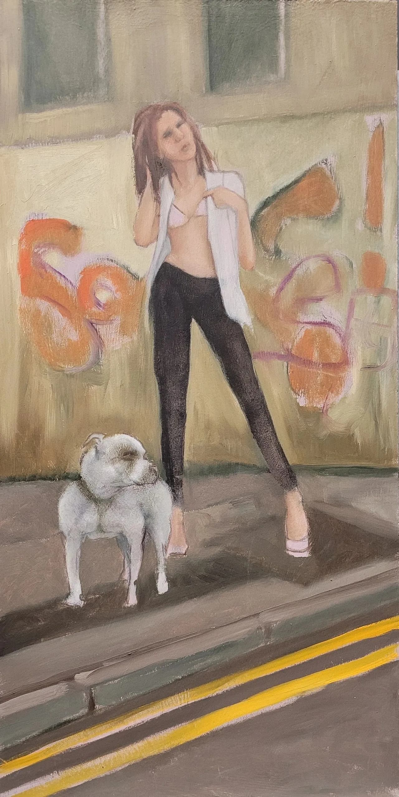 Girl and Dog
