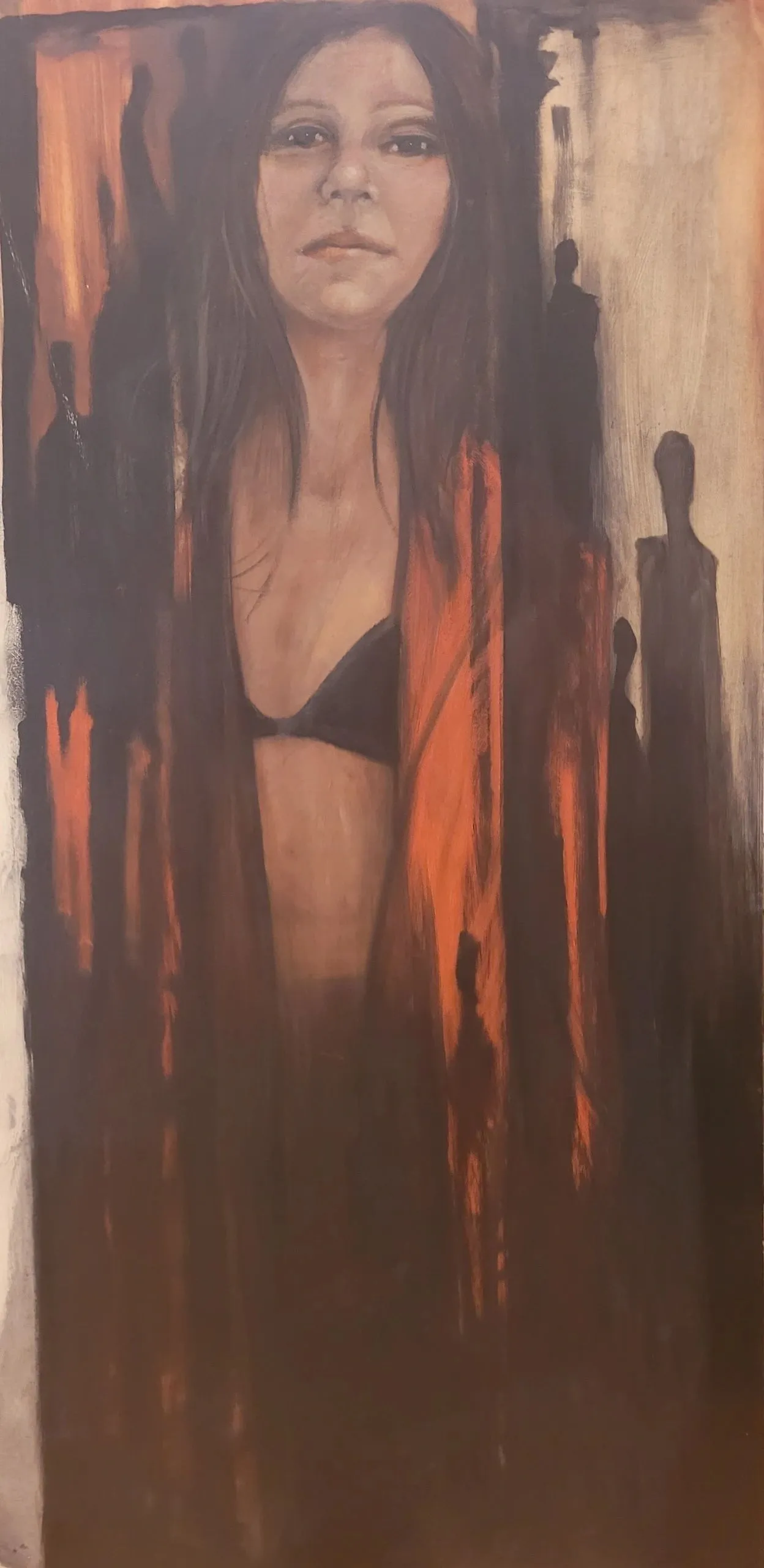 Girl In Red & Black
