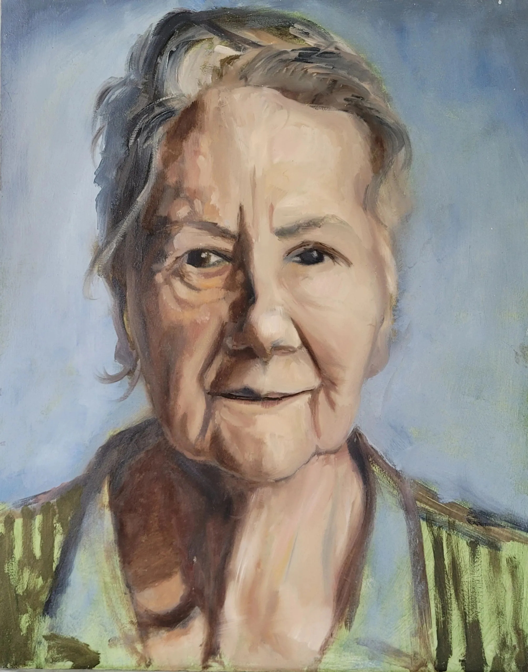 Painting Of An Elderly Lady