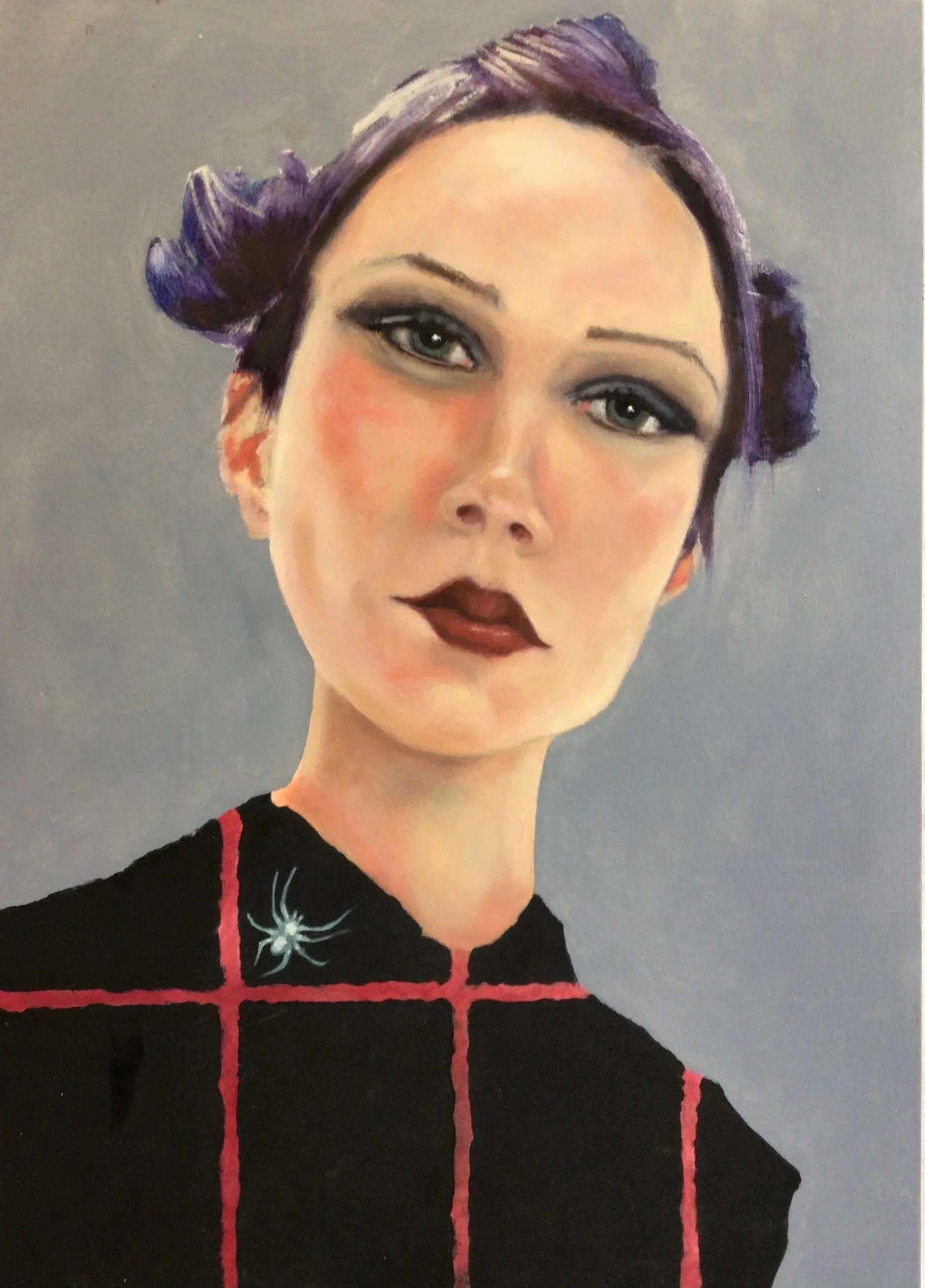 The Girl With The Spider Broach